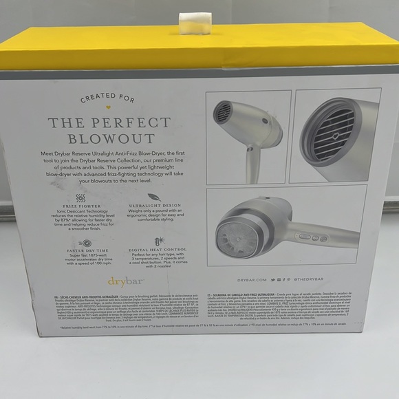 Drybar Reserve Ultralight, Anti Frizz Blow-Dryer Gently used - Picture 2 of 4